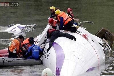 Taiwan plane with 58 aboard crashes in Taipei; 12 killed