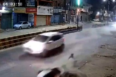 On Cam | High-speeding Car Hits Scooter, Rider Dragged For 50 Metres In Gurugram