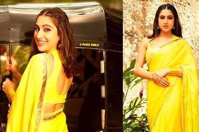 Sara Ali Khan Breathes Grace in This Gorgeous Manish Malhotra Saree at the Zara Hatke Zara Bachke Event