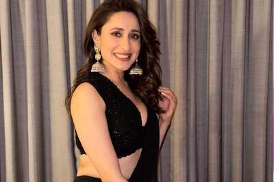 Actress Pragya Jaiswal Raises Temperatures In Black Flared Saree