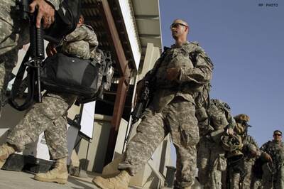 US army cuts combat troop figure in Iraq