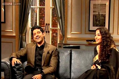 She likes it thick and SRK likes it tall; Vidya's 'Koffee With Karan' chat is filled with sexual innuendos