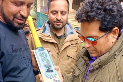 Sachin Tendulkar Visits Bat Manufacturing Unit in Kashmir, Praises Quality of Willow