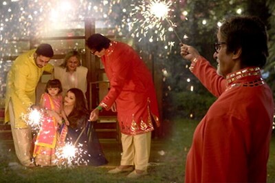 Photo of the day: Amitabh Bachchan shares photo of granddaughter Aaradhya celebrating Diwali