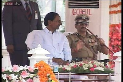 TRS disrupts Lok Sabha proceedings opposing special powers to Telangana Governor