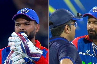 DRS Drama: Rishabh Pant Signals for a Review, Argues with Umpire After Losing It