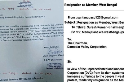 Bengal Officials Resign Over Water Release Dispute from Damodar Valley Corporation Reservoirs