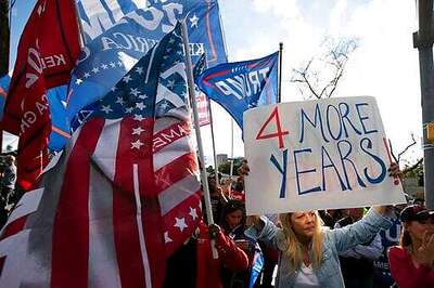 Supporters Mirror Trump's Rosy Projection Of Virus Infection