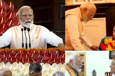 PM Modi Meets Veteran BJP Leaders Advani, Murli Manohar Joshi Ahead Of His Sunday Swearing-In