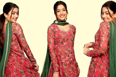 Rashmika Mandanna Emanates Srivalli Allure in a Classic Rs 3K Kurta Ensemble; See Photos