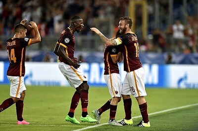 Champions League: Florenzi strikes from impossible position as Roma hold Barcelona 1-1