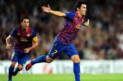 Barcelona's Villa in hospital with kidney stones