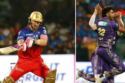 IPL 2024, RCB vs KKR: Faf du Plessis Hits No-look Six, Harshit Rana Gets His Wicket Next Ball