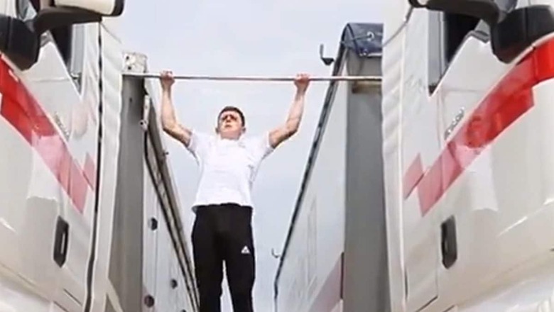 Watch: 18-Year-Old Performs 44 Pull-Ups Between Moving Trucks To Set A World Record