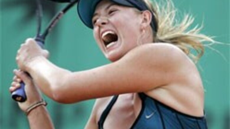 Jeers fail to stop Sharapova's march