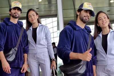 Shahid Kapoor And Mira Kapoor Amp Up Airport Look In Cool Casuals As They Head Out Of City; Watch Video