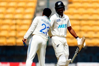 IND and NZ Record Second-highest Run Total in Single Day's Play of Test Cricket in India