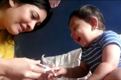 KGF Star Yash's Son Giggles During Nail Trim From Radhika Pandit, Video Goes Viral