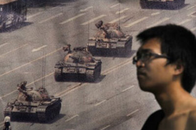 Tiananmen Square's tank man a rage on the Internet