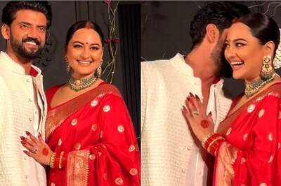 Sonakshi Sinha Holds Zaheer Iqbal Close As They Make FIRST Appearance As Husband And Wife | Photo