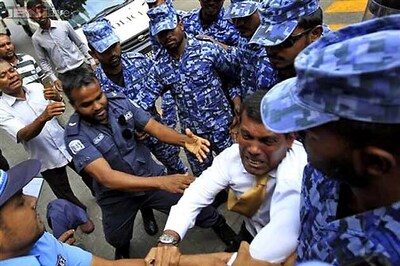 Former Maldivian president Nasheed dragged by security forces, to remain in jail till final verdict