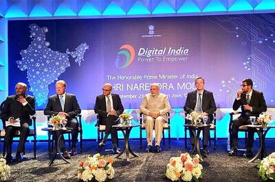 Sundar Pichai, Satya Nadella, other top tech leaders welcome and applaud Narendra Modi
