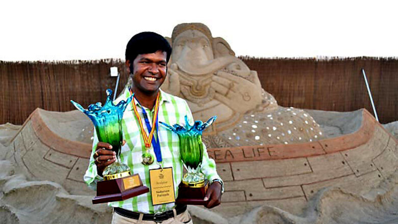 Indian sand artist Sudarsan wins gold in Spain