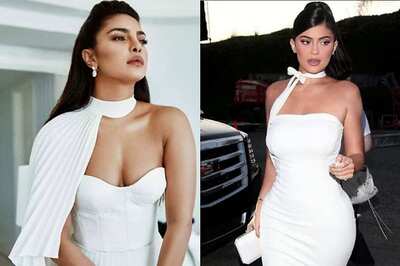 Priyanka Chopra and Kylie Jenner Wear Similar White Blazer Dress at Nick Jonas' Event