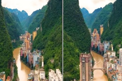 Inside China’s Yanjin County, The Narrowest City In The World