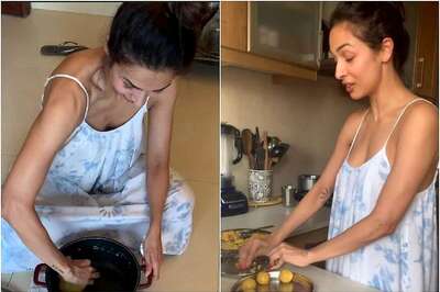 Malaika Arora Makes 'Besan ke Laddoo', Fans Shower Her with Praises