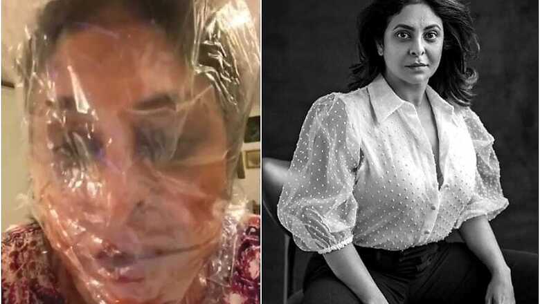 Shefali Shah Wears Plastic Bag Over Face for COVID-19 Awareness