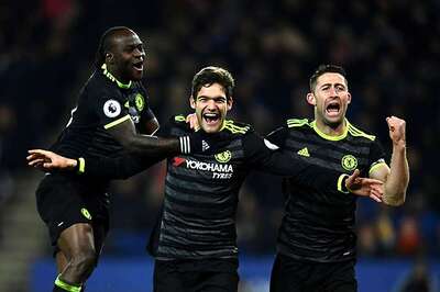 Marcos Alonso Scores Brace As Chelsea Beat Leicester