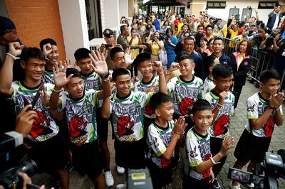 Candles and Chanting: Thai Cave Boys Begin Ceremony to Become Buddhist Novices