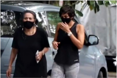 Mandira Bedi Steps Out for a Walk with Mother, Days After Husband Raj Kaushal's Death