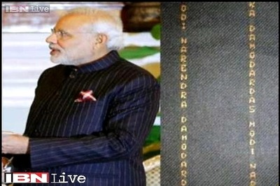 Shiv Sena defends PM Modi on auction of monogrammed suit