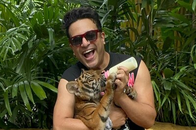 'Tiger Shroff Mera Bachcha Hai Tu' Is The Caption Of Krushna Abhishek's Pic With Cub