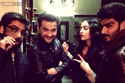 Snapshot: Sonakshi Sinha, Arjun Kapoor begin shooting for 'Tevar' in Jaipur