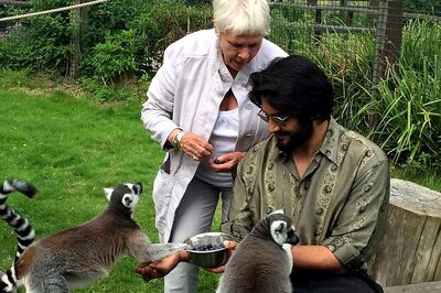 Judi Dench and Ali Fazal's Day Out in The Zoo