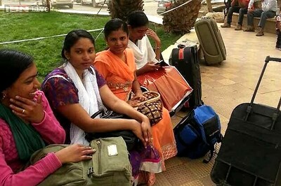 In pics: Rescued Indians wait at Sana'a airport for their return back home