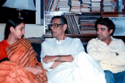 Shabana Azmi Shares Photo with Satyajit Ray, Fans Say Farhan Akhtar Looks Like Young Javed Akhtar