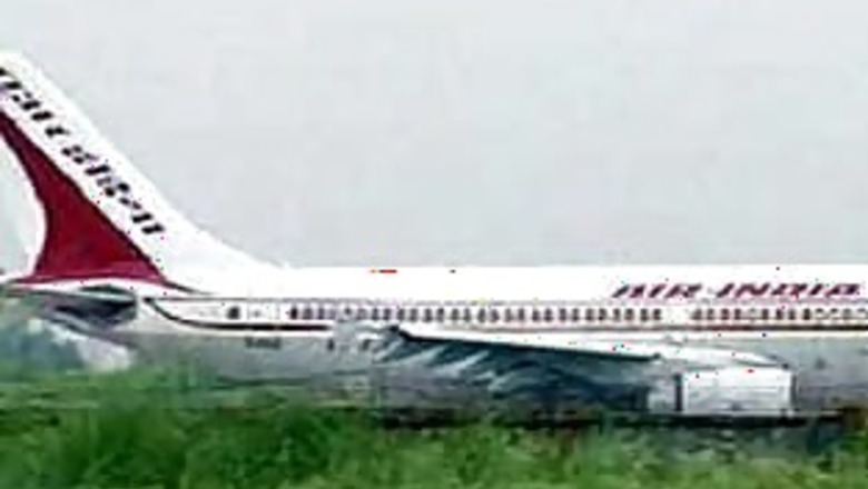 Engine of AI plane catches fire; passengers safe
