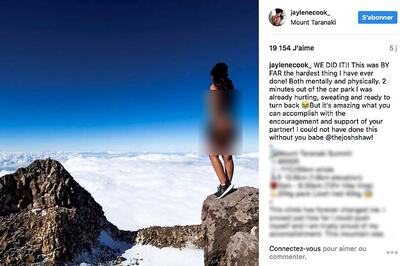 Model Under Fire For Posing Nude on Sacred Mountaintop in Dubious Instagram Trend