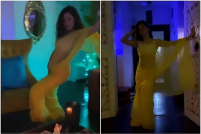 Ankita Lokhande Turns up the Heat as She Drapes Chiffon Saree for 'Dhak Dhak' Dance Video