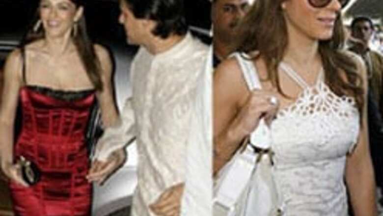Liz sporting baby bump on D-day?