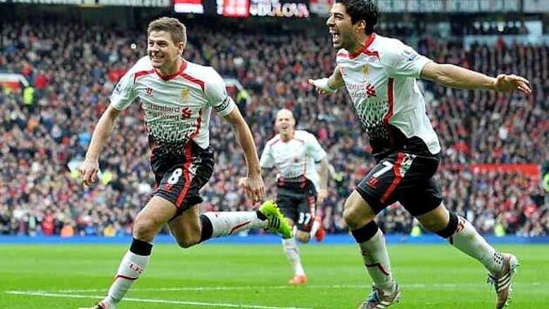 Gerrard, Suarez score as Liverpool sink Manchester United 3-0 at Old Trafford