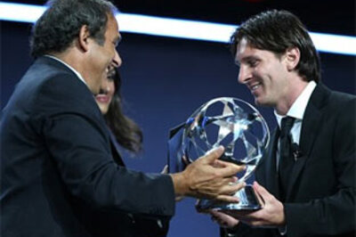 Lionel Messi named the best player in Europe