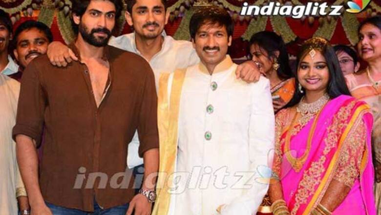 Telugu actor Gopichand ties a knot with Reshma