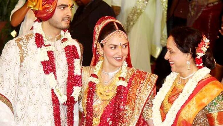 Sunny, Bobby Deol give Esha's reception a miss