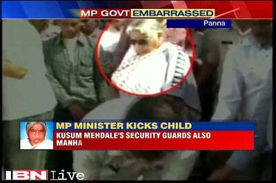 MP Minister defends herself in 'kick row', says it was a drunk youth, not boy