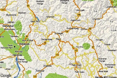 Three killed including two women as car falls into gorge